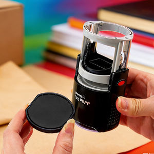 Sello de Goma Personalizado con Logotipo, Redondo, de 42 mm, Autoentintable, para Bodas, Oficina, Papelería, con Diseño Personalizado - Product Image 5