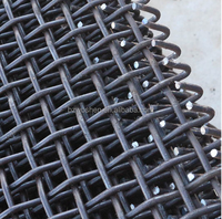 Toile de tamis de carrière extra-résistante à l'usure - Maille en acier au manganèse 65Mn durable