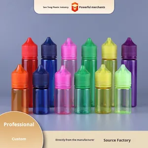 Chai tinh dầu nhựa <span class=keywords><strong>PET</strong></span> ngắn, in hình, dung tích 30ml/60ml, có sẵn, thiết kế hình kỳ lân, dạng nhấn - Product Image 3