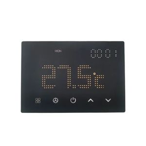 เทอร์โมสตัท Gloca แบบตั้งโปรแกรมได้ 230V หน้าจอสัมผัส สีดำ สำหรับควบคุมระบบ HVAC ในบ้าน - Product Image 3