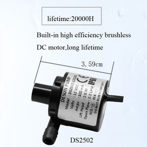 12v flowrate 2l/min ראש 2 מ 'חיים> 30000 שעות מיקרו-dc זרימת מים הידרופוניקה משאבת צנטריפוגלית חשמלית 7 מ "מ - Product Image 3