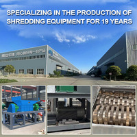 Broyeur de bois à double arbre à moteur, vente directe usine, haute puissance, faible bruit, capacité 2T/H, produit phare Henan 2022