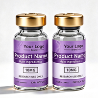 Étiquettes personnalisées pour flacons de peptides holographiques, autocollants en vinyle imperméables résistants aux UV, 10 ml, 3 ml