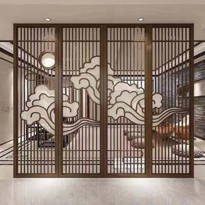 Schermo da <span class=keywords><strong>giardino</strong></span> in acciaio Corten con pannelli in metallo decorativo <span class=keywords><strong>per</strong></span> la Privacy all'aperto con taglio Laser personalizzato - Product Image 4