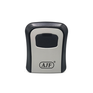 AJF Zinc Alloy Grey 4-Digit Combination Outdoor Wall Mounted <strong>Key</strong> Storage Safe Lock <strong>Box</strong> High Security Portable Home <strong>Key</strong> <strong>Holder</strong> - Product Image 1