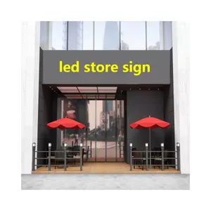 Alta qualidade luminosa custom made led sinais frontlit levou sinal carta loja tabuleta 3d levou nome placas para loja