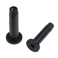 Clips de fixation automobile JP-70 M3 6-32, écrou en caoutchouc, insert en laiton, fixation anti-vibration pour pare-brise de moto
