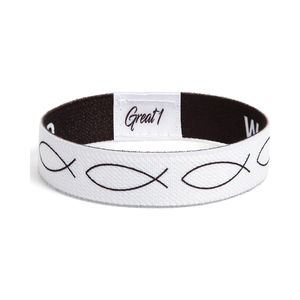 Pulsera elástica personalizada WWJD Jesús pulsera lo que haría inspirador religioso cristiano reversible pulsera elástica - Product Image 2