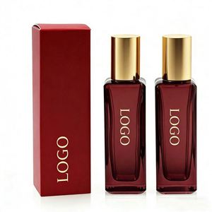 Botella de Perfume de Vidrio Rectangular Personalizada de 20ml-50ml con Tapa de Anillo, Ideal para el Empaque de Fragancias Femeninas para Llevar - Product Image 2