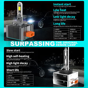 Chenlang D2S CANbus D Series 160W ซูเปอร์ไบรท์ D1S D4S ท่อทองแดงรูปตัวยู HID <span class=keywords><strong>หลอด</strong></span><span class=keywords><strong>ไฟ</strong></span><span class=keywords><strong>ซีนอน</strong></span>รถยนต์ D3S <span class=keywords><strong>ไฟ</strong></span><span class=keywords><strong>หน้า</strong></span> LED - Product Image 5