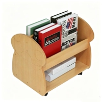 Étagère à livres sur pied pour enfants, bibliothèque en bois, meuble de rangement pour chambre d'enfant, maison et garderie préscolaire