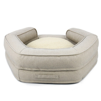 Lit pour chien extra large, personnalisé, luxueux, écologique, imperméable, avec fond antidérapant, lavable en machine, pour grands chiens, 2024