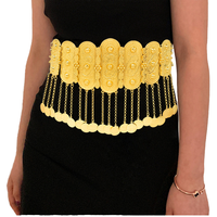 Indien France Vintage taille ceinture chaînes pour femmes argent or métal creux fleur danse du ventre corps bijoux mariages fiançailles