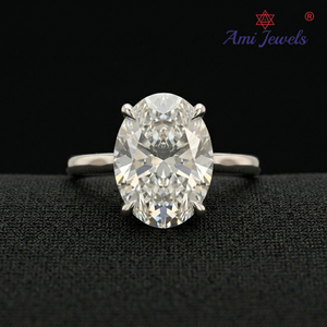 Anillo de Boda de Lujo con Diamante Cultivado en Laboratorio de Platino Fino, Certificado por IGI, para Mujer, Elegante Pieza de Joyería Contemporánea para Fiesta - Product Image 1
