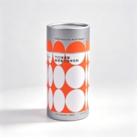 Emballage personnalisé recyclable pour poudre de collagène, tube en papier de qualité alimentaire pour boisson solide, emballage pour poudre de protéines