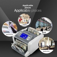 Compter efficacement identifie les devises étrangères Ringgit malaisien Dollar africain Machine de détection des devises étrangères vietnamiennes