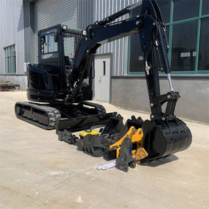 EPA 3.5 Ton para Kubota Motor Mini Máquina Escavadeira Frete Grátis Farm Crawler Digger 2 Ton Mini Bagger 4 Ton para Venda - Product Image 5