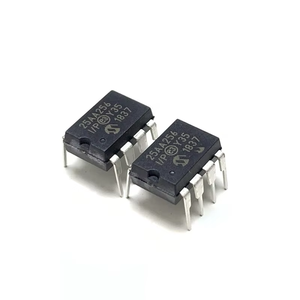 วงจรรวมไอซีแท้รุ่น 25AA256-I/P ชิปหน่วยความจำ 25AA256 25AA256-I - Product Image 1