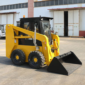 कारखाने की कीमत 0.6 टन 0.8 टन 1 टन 1.5 फ्रंट एंड छोटे डीजल टेलीस्कोपिक स्किड स्टीड लोडर - Product Image 3