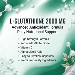Cápsulas de Glutatión Complejo 2000mg con Vitamina C, Suplemento Dietético, 120 Unidades, OEM ODM - Product Image 3