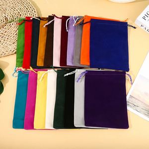 Colorful Korean Velvet Drawstring Pouches: Perfect for Jewelry, <b>Gifts</b> & Promotional Items - Product Image 2