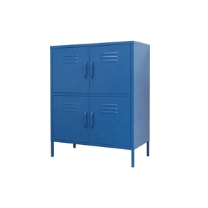 Usine Deract Sales Armoire en métal Mobilier tendance Armoire casier en acier à 2 portes personnalisée pour le salon Salle d'emballage - Product Image 2