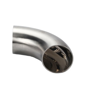 Coude en acier inoxydable <span class=keywords><strong>304</strong></span> de type long sanitaire personnalisable, coudes à 90 degrés - Product Image 5