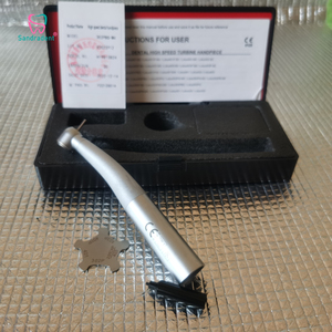 Hot Sale High-Speed Dental Handpiece with LED Push Button Quick Coupling Fiber <b>Optic</b> Metal Turbine Power Source at Good Price - Product Image 5