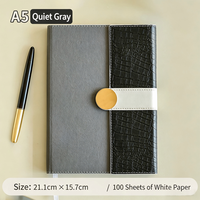 Coffret Cadeau Luxe Personnalisé en Cuir de Crocodile Coloré, Carnet à Feuillets Mobiles, Stylo Métallique à Impression UV, Clé USB 32 Go, Boîte à Fermeture Magnétique