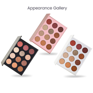 9/12/21 couleurs Palette de fard à paupières Style maquillage pour les yeux Palette de fard à paupières à paillettes neutre Corée imperméable à l'eau ombre à paupières poudre sèche - Product Image 3