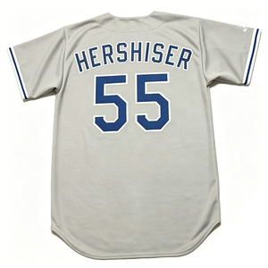 Maillot de baseball rétro des années 90, cousu, tailles <span class=keywords><strong>S</strong></span>-5XL, OREL HERSHISER, FERNANDO VALENZUELA, EDDIE <span class=keywords><strong>MURRAY</strong></span>, MIKE PIAZZA, KIRK GIBSON - Product Image 4