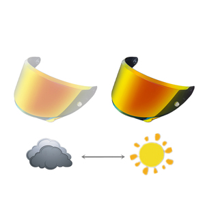 Visière de casque de moto photochromique Revo Color pour HJC HJ42 <span class=keywords><strong>RPHA</strong></span> 12, <span class=keywords><strong>RPHA</strong></span> 12N, <span class=keywords><strong>RPHA</strong></span> 12 Carbon, anti-rayures, accessoires de casque - Product Image 1