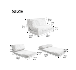 New Innovation Folding <strong>Matress</strong> <strong>Sofa</strong> Bean Bag <strong>Bed</strong> Foam Filling Folding <strong>Matress</strong> <strong>Sofa</strong> for Living Room Bedroom - Product Image 2