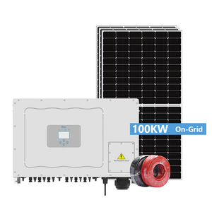 Système d'énergie solaire hybride 100 kW 100 kVA 500 kW, système d'énergie solaire commercial hybride avec ensemble de stockage - Product Image 1