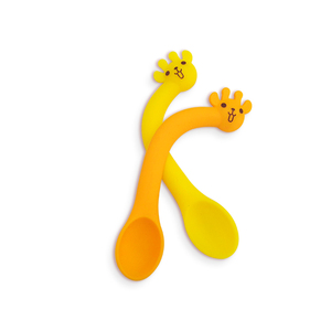 Cuchara de silicona flexible para bebés, sin BPA, de calidad alimentaria, diseño de dibujos animados, cuchara de entrenamiento para autoalimentación - Product Image 2