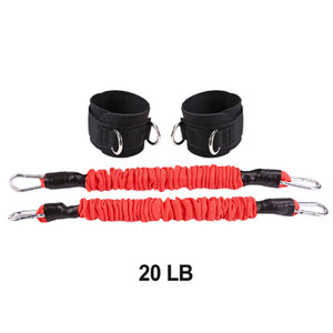 WeRich TA895703 Tubos de Tonificação 15lbs Faixas de Resistência de Látex de Alta Elasticidade para Treinamento de Glúteos e Pernas, Braçadeiras para Tornozelos, Faixas de Exercício - Product Image 1