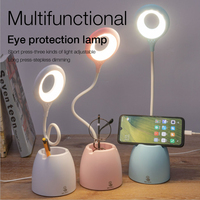 Support moderne multifonctionnel pour Protection des yeux, 1 pièce, avec chargeur Usb, tactile, lampe LED, pour dortoir et Table