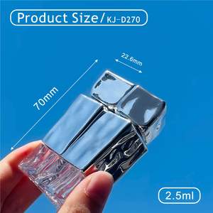 Op Voorraad Onregelmatige Vierkante Waterrimpel Roze 2.5Ml Abs Plastic Lippenstift Verpakking Lip Glazuur Buis Met Schroefdop Gezeefdrukte - Product Image 3