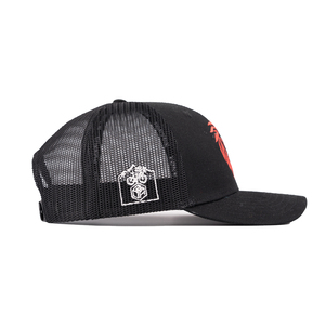 TCAP China <b>Hat</b> Cotton Twill Fabric <b>Flat</b> Embroidery Design Trucker <b>Hat</b> Custom Cap - Product Image 3