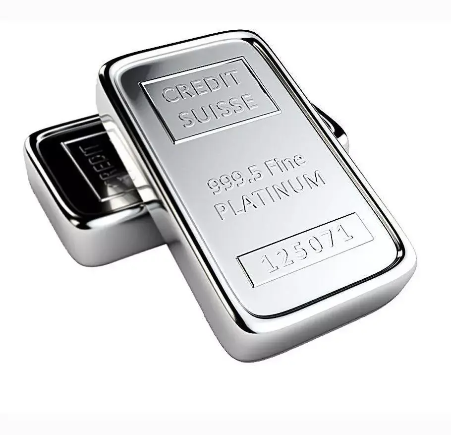 Melhor popular feito na China ânodo ingotos Alta pureza Precious Metal Platinum Ingot