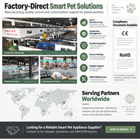 OEM/ODM CE RoHS Bac à litière pour chat automatique autonettoyant avec contrôle par application et désodorisation 750x500x710mm pour usage domestique