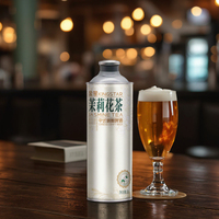 Kingstar Jasmine Chinesisches Craft-Bier Direkt vom Hersteller Kräuter 4,1% ABV Kräuter-Gewürz-Leichtbier 1L Aluminiumdosen Natürlicher Geschmack