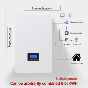 Lithium Iron Phosphate Solar Battery for Home Use 51.2V Energy Storage System with IP54 Protection for Electric Vehicles - Product Image 3