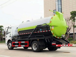 Camión de Succión de Aguas Residuales al Vacío Dongfeng 4X2 de 8000L Directo de Fábrica para Limpieza de Fosas Sépticas y Recolección de Aguas Residuales Municipales - Product Image 5