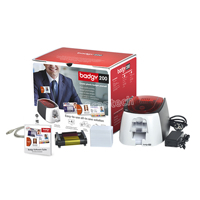 Printer Kartu ID Thermal Satu Sisi Badgy 200 Konektivitas Ethernet Printer Kartu PVC Plastik Mini