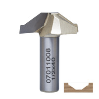 Foret fraiseuse à rainurer en V LIHAN CNC pour bois, queue de 1/2 pouce, en carbure, outils de coupe 50mm-120mm pour machine à fraiser
