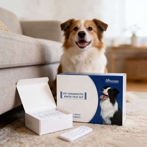 Hochwertiger Veterinär-Schnelltestkit: Einstufiger Tierdiagnostik-Teststreifen für Hunde und Katzen – Prüfmaterial für Tierkliniken - Product Image 1