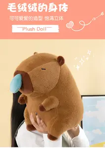 Capybara snatchy búp bê rút búp bê sang trọng Đồ chơi gối cá heo nước cho cô gái Internet người nổi tiếng xấu xí dễ thương búp bê