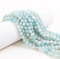 Perles de pierre de quartz naturel en vrac, Amazonite à facettes taillées COSMIC, pierre précieuse bleue en plusieurs couleurs pour la fabrication de bracelets
