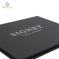 Personalizado de embalaje negro Tarjeta de Crédito caja de regalo
